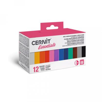 Полимерная глина "Cernit. Pastel" набор, 12 цв. 25 г.