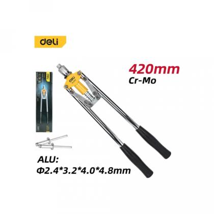 Заклепочник двуручный Deli YS EDL2320 420 мм, 2.4-4.8 мм