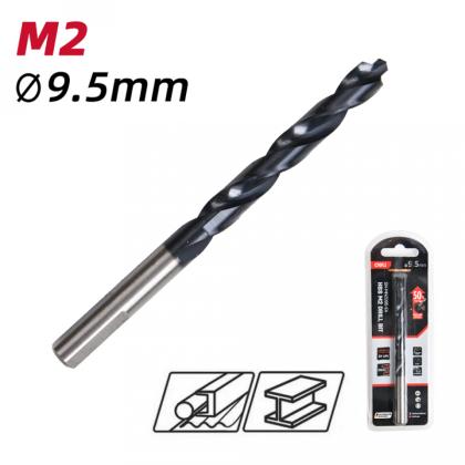 Сверло по металлу Deli RS EDH-MHZ095-E4 9.5 мм, DIN 338, HSS-TiN