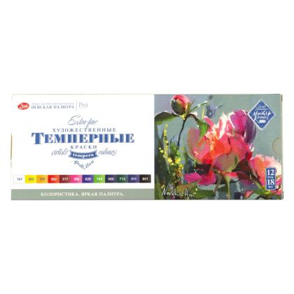 Краски темперные "Мастер Класс колористика" набор 12 цв., тубы