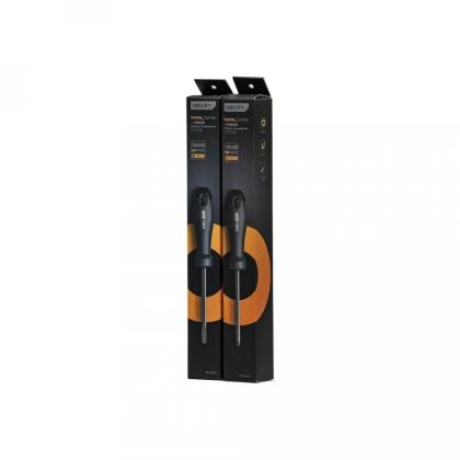 Отвертка Deli HS EHT1206 PH2*150 мм, Soft Touch, черный