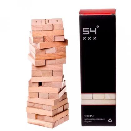 Игра настольная "Башня "54 ххх" Алкогольная"