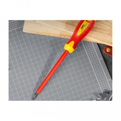 Отвертка диэлектрическая Deli YS EDL5151251 SL5,5*125 мм