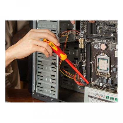 Отвертка диэлектрическая Deli YS EDL5151251 SL5,5*125 мм