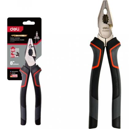 Плоскогубцы Deli RS EDL0005 200 мм, усиленные