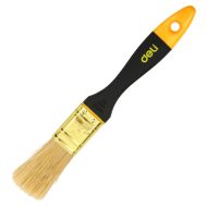 Кисть малярная плоская 1"-25 мм Deli YS EDL509141 пластиковая рукоятка, смешанная щетина, черная