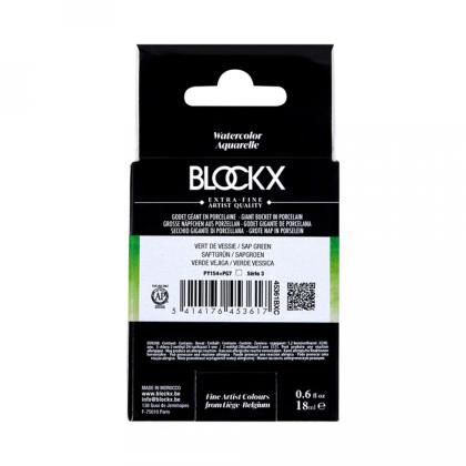 Краски акварельные "Blockx. Giant pan" 453 церулеум серый, 18 мл., кювета