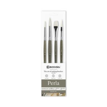 Кисть "Escoda Perla" набор 4 шт., синтетика
