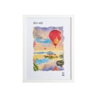 Фоторамка 30*40 см, 18 мм "П1-100 Zebra" МДФ, со стеклом, белый
