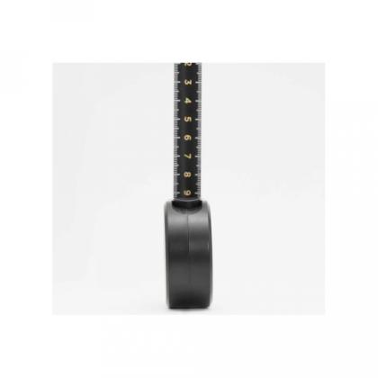 Рулетка Deli HS EHT8316 3 м*16 мм, Soft Touch, черный