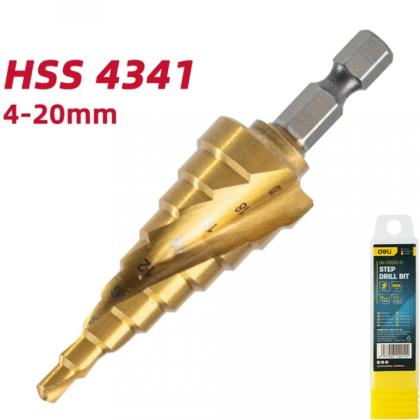 Сверло по металлу Deli YS EDH-JTZ020-E1 4-20 мм, DIN 338