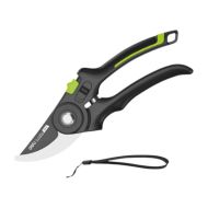 Секатор садовый Deli GS EDL-YL0004 216 мм, SK5, пласт. ручка, черный