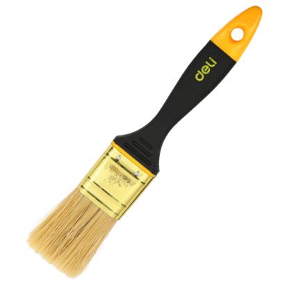Кисть малярная плоская 1.5"-38 мм Deli YS EDL509142 пластиковая рукоятка, смешанная щетина, черная