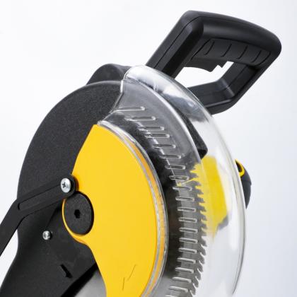 Пила торцовочная "Deli XD255-E1" 1800 Вт, 255 мм, до 70 мм, коробка, желтая