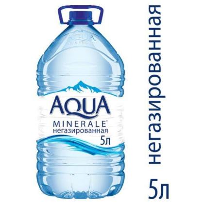 Вода питьевая "Аква Минерале" негазир., 0,5 л., пласт. бутылка