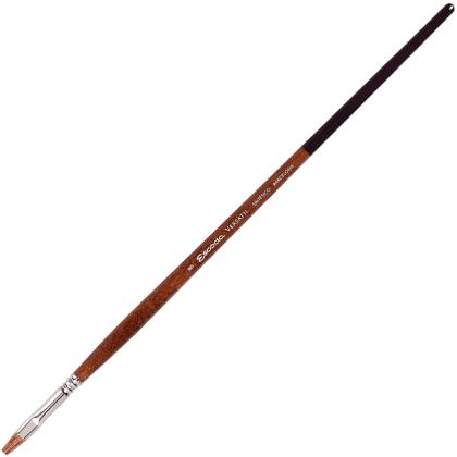 Кисть "Escoda Versatil Brush L/H " синтетика, темно-коричневый, плоская, №8