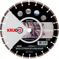 Круг алмазный по бетону Krugo 350*25,4 мм, сегментный