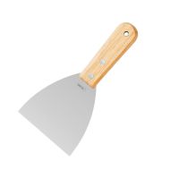 Шпатель нержавеющий 100 мм Deli YS DL-HD4C деревянная рукоятка