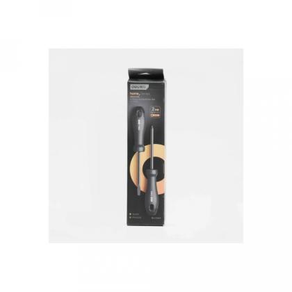 Набор отверток Deli HS EHT1002 2 шт.(PH1*100,SL5*100), Soft Touch, черный