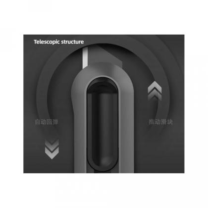 Нож строительный Deli HS HT4008C 135x30 мм, трапеция, Soft Touch, оранжевый
