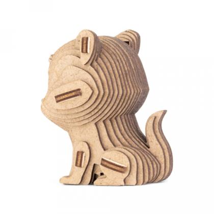 Конструктор 3D мини "Кошечка", деревянный