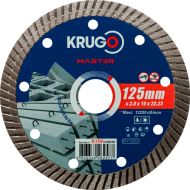 Круг алмазный по ж/бетону Krugo Master 125*22,23 мм, турбо