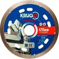 Круг алмазный по керамике Krugo Master 125*22,23 мм, сплошной