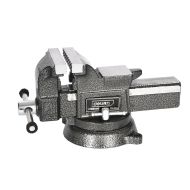 Тиски стальные поворотные с наковальней Deli YS EDL2904Z 4"-100мм