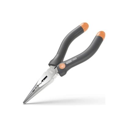Длинногубцы Deli HS HT2106C 160 мм, Soft Touch, оранжевый