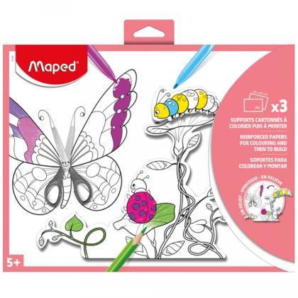 Набор для творчества “Maped Creative” раскраска с наклейками