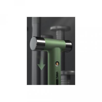 Молоток Deli HS EHT7008L 0,25 кг, Soft Touch, зеленый