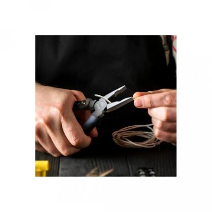 Плоскогубцы Deli HS EHT2007 180 мм, Soft Touch, черный