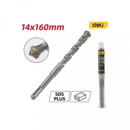 Бур по бетону Deli YS EDH-YCZ16014-E1 14x160 мм, X-Tip, SDS-PLUS