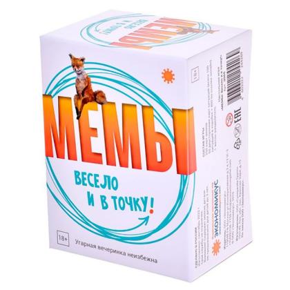 Игра настольная "Мемы: Весело и в точку!" 18+