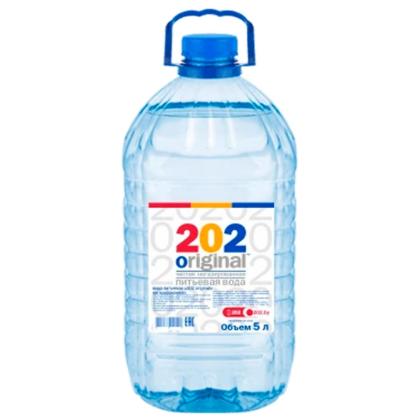 Вода питьевая "202 original" негазир., 5 л., пласт. бутылка