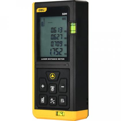 Дальномер лазерный Deli YS EDL4169, 80 м