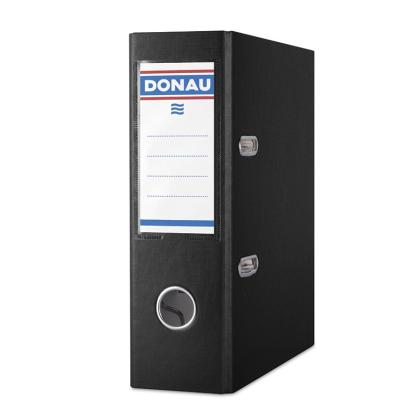 Папка регистратор А5, ПВХ Эко, 75 мм. "Donau" черный
