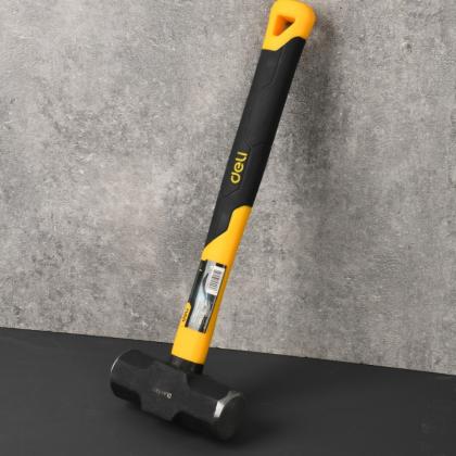 Кувалда Deli YS EDL447004 1,8 кг, фибергласовая рукоятка, восьмигранный боек