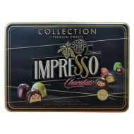 Конфеты в наборе "Impresso" Premium ж/б, 423 гр., черный 