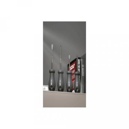 Набор отверток Deli HS HT1004 4 шт. (PH1*100,PH2*150,SL5*100, SL6*150), Soft Touch, черный