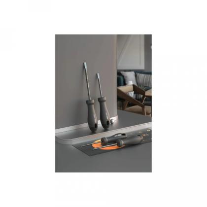 Набор отверток Deli HS HT1004 4 шт. (PH1*100,PH2*150,SL5*100, SL6*150), Soft Touch, черный