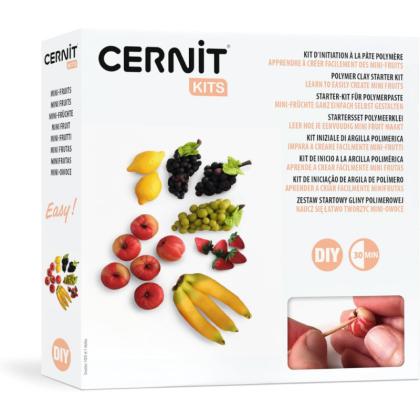 Полимерная глина "Cernit. Starter kit, fruit miniatures" набор