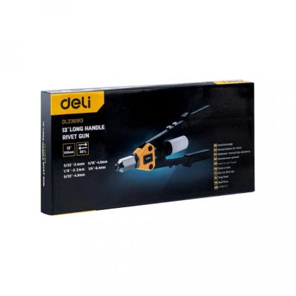 Заклепочник двуручный Deli YS EDL236913 330 мм, 2.4- 6.4 мм