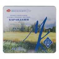 Карандаш цветной "Мастер-Класс" набор 24 цв., в жестяном пенале
