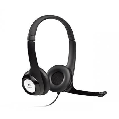 Наушники с микрофоном "Stereo Headset H390 USB" Logitech черный