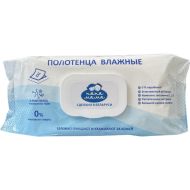 Салфетки влажные полотенца универсальные с клапаном XXL (210*200мм плотность 27г/м2) , 80 шт.