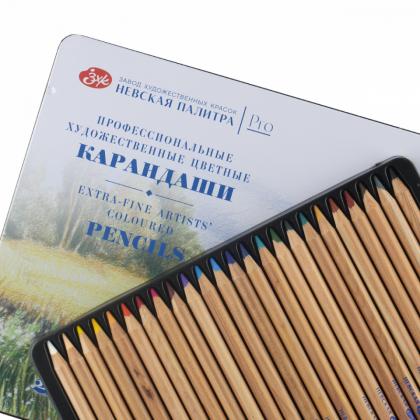 Карандаш цветной "Мастер-Класс" набор 48 цв., в жестяном пенале