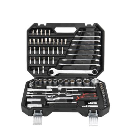 Набор инструмента 1/4", 1/2" Deli RS EDQ45082, 82 предмета 