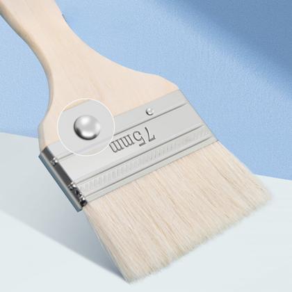 Набор кистей малярных 50 мм Deli YS DL528102 2шт, деревянная рукоятка, смешанная щетина