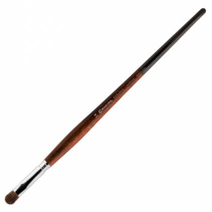 Кисть "Escoda Versatil" синтетика, темно-коричневый, овальная, №14